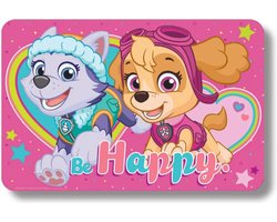Paw Patrol Skye & Everest be happy placemat 43 x 28 cm multicolor