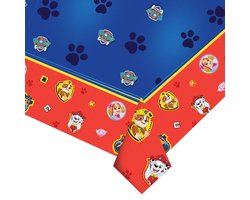PAW Patrol - Tafellaken - 180 x 120cm - Blauw/Rood