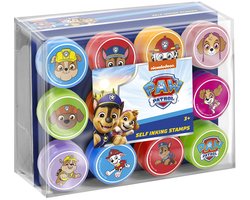 PAW Patrol Totum 12 stempels zelfinktend - stempelen met Chase Marshall en Skye - creatief speelgoed meisjes en jongens junior - knutselen junior cadeautip schoencadeau Sinterklaas