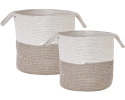 PAZHA - Mand set van 2 - Beige - Katoen