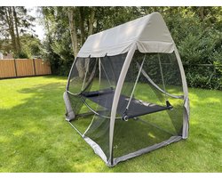 PAZOON - XL Hangmat - Inclusief klamboe - Antraciet