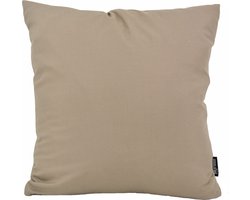 Peach Skin Taupe Kussenhoes | Polyester | 45 x 45 cm
