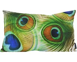 Peacock Eye Kussenhoes | Katoen/Polyester | 30 x 50 cm