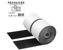 PEAKLINES Klittenband - Klittenband Zelfklevend - Klittenband naaibaar - Extra Breed 10x200CM - Klittenband bank, kussen en tapijt - 2 Rollen