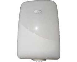 Pearl White Dispenser Papieren Handdoekjes - Z-vouw & Interfold - Wit - 16 x 28.5 x 38