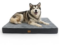 Pebble Orthopedisch Hondenkussen 100x75 cm - Hondenmand Grote Hond - Benchkussen - Dierenkussen - Voor Grote Honden - Hondenbed