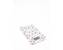 Pebbly - Keukenweegschaal Led rechthoekig - Aluminium - Multicolor