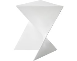 PECOS - Bijzettafel - Wit - Synthetisch materiaal
