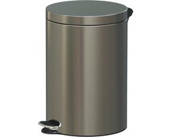 Pedaalemmer Soft Close Freedom Fresh RVS satijn 20 liter