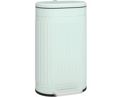 Pedalemmer 30L prullenbak voetpedaal uitneembare binnenemmer soft-close groen