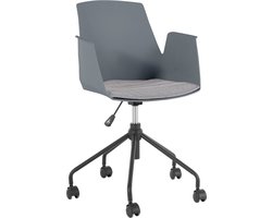 Pedro-Bureaustoel - Grijs Kunststof