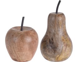 Peer fruit mangohout decoratie