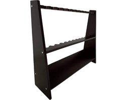 Pegasi Keu rek voor 12 keuen - 71x18x58cm - Rood - Keu houder wand en vloer - Biljart accessoires