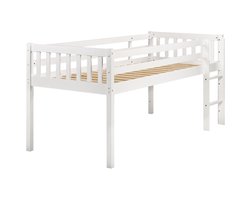 PEIPIN - Kinderbed - Wit - 90 x 200 cm - Hout