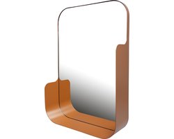 Pekodom - Spiegel - Ronde Hoeken Messing 60x40x12cm