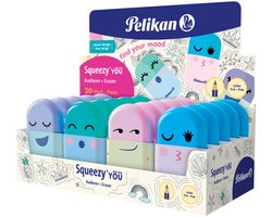 Pelikan 606202 vlakgum Kunststof Meerkleurig 20 stuk(s)