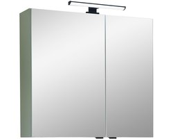 Pelipal spiegelkast Quickset 500 groen 64x67x20 cm