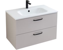 Pelipal wastafel met onderkast Quickset 500 beige 53,3x81x46 cm