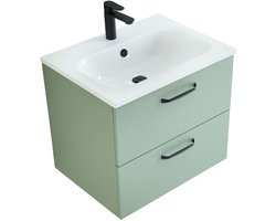 Pelipal wastafel met onderkast Quickset 500 Groen 53,3x61x46 cm