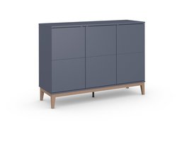 Pelle|Dressoir met 3 deuren in MDF Grijs