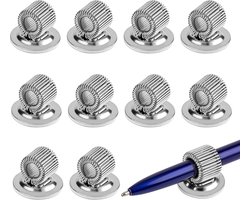 Pen Holders 10 Pieces - Manganese Steel Magnetic Organizers met Sterke Magneten - Ideaal voor Koelkast, Whiteboard en Bureau - Eenvoudig te Installeren en Duurzaam Ruimtebesparend