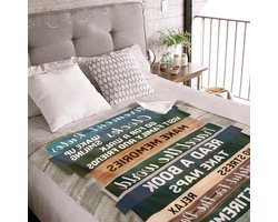 Pensioen Geschenken - Pensioengeschenken - Pensioen Vrouwen Mannen - Deken - Beste Pensioen Geschenken - Ideeën - Flanel - Pensioen Waardering Geschenken - Gelukkig Pensioen Geschenken