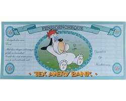 Pensioencheque - TEX AVERY BANK - Cadeau Cheque van stevig papier