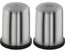 Peper en zout stel - H6 cm - RVS - peper en zout strooier - horeca/restaurant