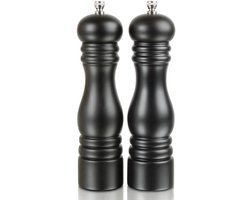 Peper en Zoutmolen set | Zwart | Hout | Keuken | Koken | Keukengerei