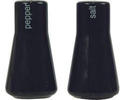 Peper- en zoutstrooier set zwart Soho