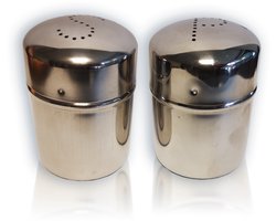 Peper- & Zoutstrooier, zilver - 2 stuks