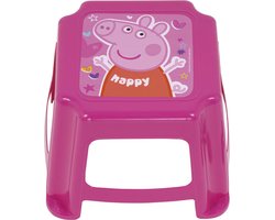 Peppa Pig Plastic Krukje - 27 cm - Zitkrukje - Roze