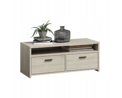 Per La Vita Mili - Tv-meubel - Sonoma-eikenkleur - 100 cm - Twee kastjes