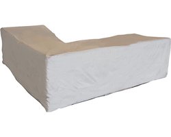 Perel Buitenhoes voor loungeset, beigegrijs, L-vormig, 250 cm x 250 cm x 90 cm x 70 cm
