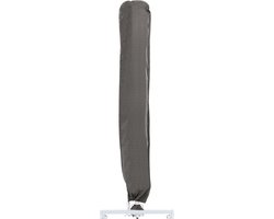 Perel Buitenhoes voor parasol of zweefparasol tot Ø 4.5 m, grijs, 250 cm x 64 cm