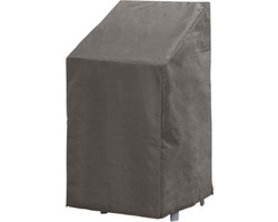 Perel Buitenhoes voor stapelstoelen, voor 4-6 gestapelde stoelen, grijs, 66 cm x 95 cm x 133 cm
