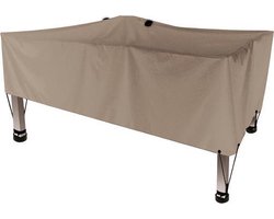 Perel Buitenhoes voor tafel, beigegrijs, rechthoekig, 185 cm x 105 cm x 60 cm