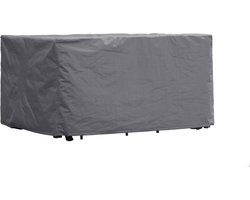 Perel Buitenhoes voor tuinset, grijs, rechthoekig, 165 cm x 135 cm x 95 cm