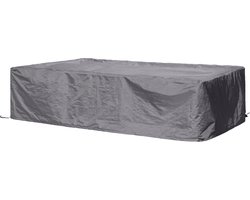 Perel Buitenhoes voor tuinset, grijs, rechthoekig, 260 cm x 200 cm x 80 cm