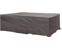 Perel Buitenhoes voor tuinset, grijs, rechthoekig, 280 cm x 230 cm x 80 cm