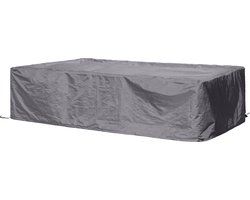 Perel Buitenhoes voor tuinset, grijs, rechthoekig, 300 cm x 200 cm x 75 cm