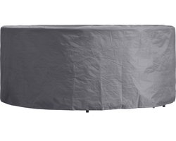 Perel Buitenhoes voor tuinset, grijs, rond, Ø 260 cm x 85 cm