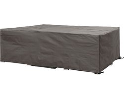 Perel Buitenhoes voor tuinset, grijs, vierkant, 250 cm x 250 cm x 75 cm