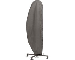 Perel Buitenhoes voor zweefparasol tot Ø 3.5 m, grijs, 260 cm x 86 cm