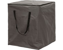 Perel Opbergtas, beschermhoes voor kussens, kussentas, hoes tuinkussens, transporttas loungekussens, opbergzak tuinmeubelkussens, ligkussens, waterdicht, uv-bestendig, 75 cm x 75 cm x 90 cm