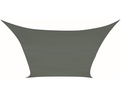 Perel Schaduwdoek, waterafstotend, 2 x 3 m, 160 g/m², polyester, rechthoek, groengrijs