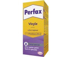 Perfax Vinyl Behanglijm 180 g Box | Speciaal Ontworpen voor Vinyl Behang | Sterke Hechting en Duurzaamheid | Eenvoudig te Mengen en Aan te Brengen