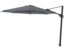 Perfect Shadow Luna ronde zweefparasol Ø350 cm. Flex+ - Antraciet