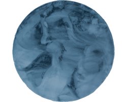 Pergamon Luxe Super Zachte Bont Vloerkleed Tapijt Plush Rond