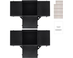 Pergola Bevestigingsset, 15 X 15 Cm -Binnenmaat 14,2 X 14,2 Cm- 4-Weg Verbinding - Eenvoudige Montage voor Tuinhuis Of Terras